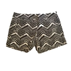 J. Crew stretch Black & White Boyfriend  Shorts 14